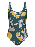 Maillot de bain une pièce rigolo pour femmes Oranges