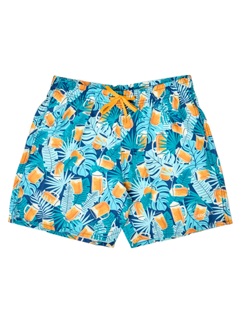 Short de bain rigolo pour hommes Bière tropicale