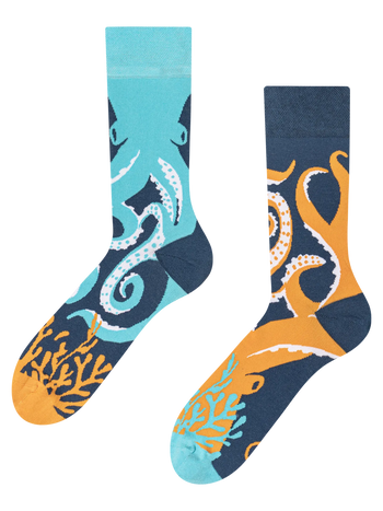 Chaussettes rigolotes Poulpe