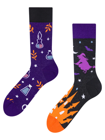 Chaussettes rigolotes Sorcellerie