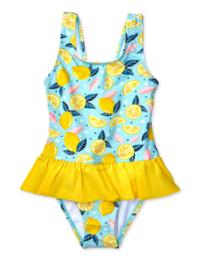 Maillot de bain rigolo pour filles Citrons d'été