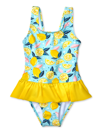 Maillot de bain rigolo pour filles Citrons d'été