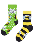 Chaussettes rigolotes pour enfants Abeilles