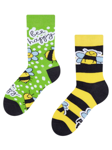 Chaussettes rigolotes pour enfants Abeilles