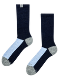 Chaussettes Alpaga bleu foncé et bleu clair