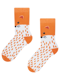 Chaussettes chaudes rigolotes pour enfants Renard pelucheux