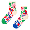 Chaussettes mi-mollet rigolotes Fleurs excentriques