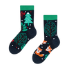 Chaussettes rigolotes pour enfants Renard roux
