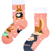 Chaussettes chaudes rigolotes pour enfants Lapin et thé