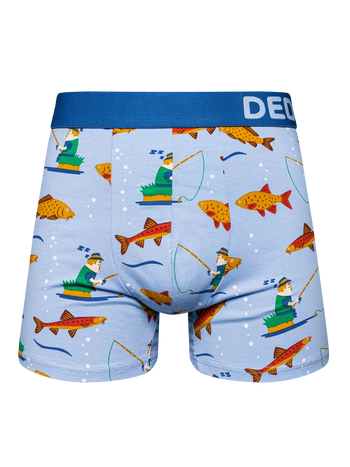 Boxer rigolo pour hommes Pêche