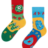 Chaussettes rigolotes pour enfants Premières lettres