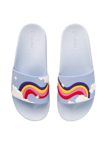 Sandales rigolotes Arc-en-ciel