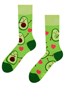 Chaussettes rigolotes Amour des avocats