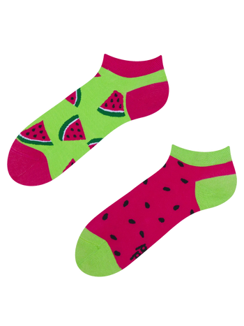 Socquettes rigolotes Pastèque
