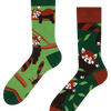 Chaussettes rigolotes Panda roux