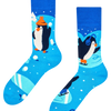 Chaussettes chaudes Manchots patinant