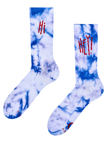 Chaussettes côtelées Salut, Coucou !