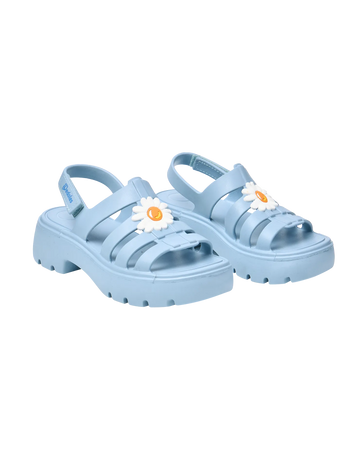Sandales Eva Fisherman bleu poudre pour femmes