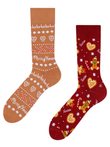 Chaussettes chaudes rigolotes Monde de pain d’épice