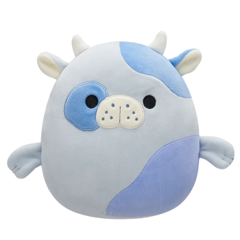 Peluche Squishmallows de 20 cm Mahalo la vache marine à taches bleues