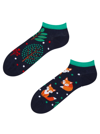 Socquettes rigolotes Renard roux