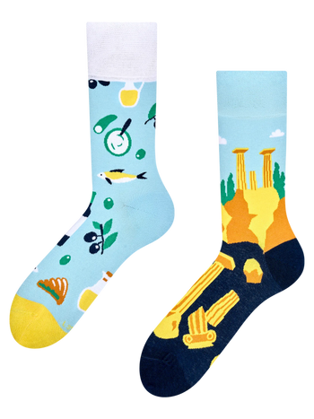 Chaussettes rigolotes Grèce