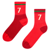 Chaussettes mi-mollet côtelées Légende du football portugais