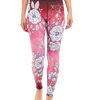 Legging de sport rigolo Roses tendres