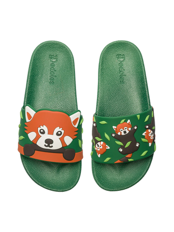 Sandales rigolotes pour enfants Panda roux