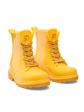 Bottes de pluie jaune or rigolotes pour enfants