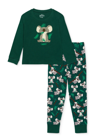 Pyjama rigolo pour enfants Koala et feuilles