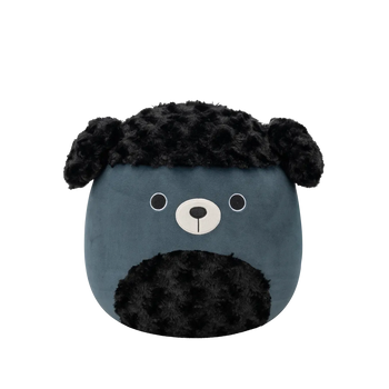 Peluche Squishmallows de 30 cm Jettward le caniche noir