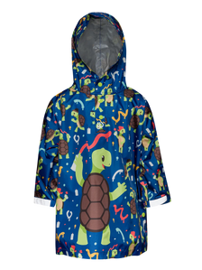 Manteau de pluie rigolo pour enfants L’artiste tortue
