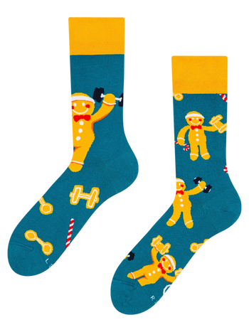Chaussettes rigolotes Calories des fêtes