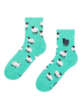 Chaussettes mi-mollet rigolotes Mouton noir