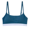 Bralette en modal bleu sarcelle foncé pour femmes
