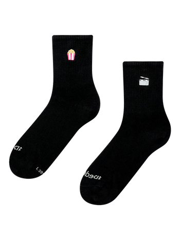 Chaussettes mi-mollet côtelées Movie Night