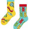 Chaussettes rigolotes pour enfants Oursons en bonbon