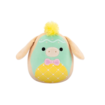 Peluche Squishmallows de 20 cm Kepler l'âne en biscuit