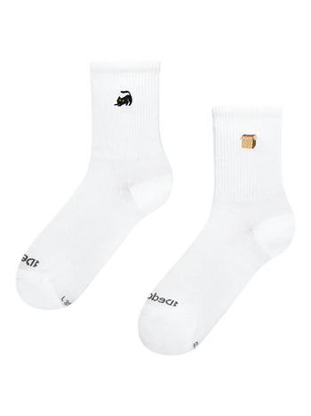 Chaussettes mi-mollet côtelées Purrfect Fit