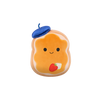 Peluche Squishmallows de 30 cm Ennui le pain perdu au béret