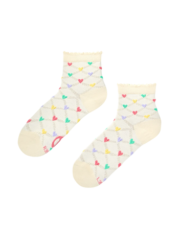 Chaussettes cutecore Cœurs d’amour