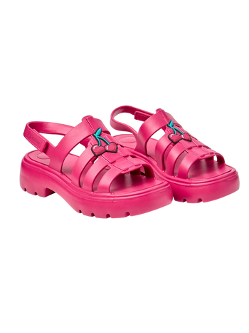 Sandales Eva Fisherman rose foncé pour femmes