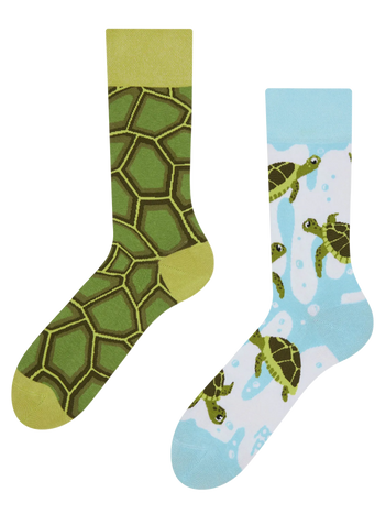 Chaussettes rigolotes Tortues de mer