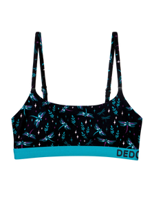 Bralette en modal pour femmes Libellules durant la nuit