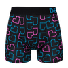 Boxer rigolo pour hommes Cœurs en pixels