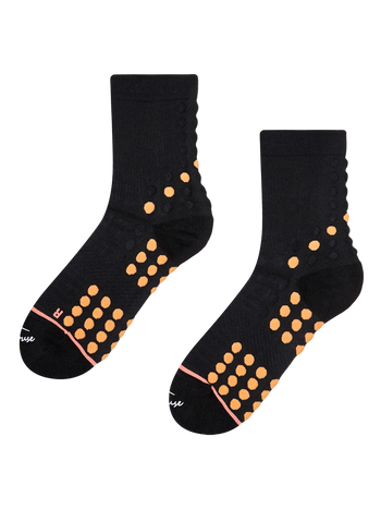 Chaussettes de course noires pour femmes