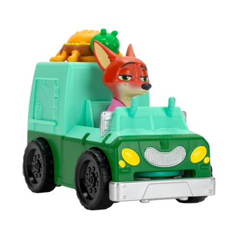 Figurines Zootopie au volant d'une voiture - Nick Wilde