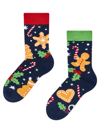 Chaussettes chaudes pour enfants Pain d'épices & sucreries