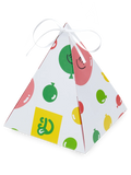 Coffret cadeau en pyramide Ballons de fête